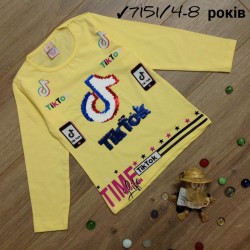 Батник для дівчаток 5 шт бавовна (4-8 років) MiLi_7151b