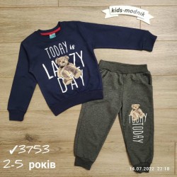 Костюм для хлопчиків 4 шт двонитка (2-5 років) MiLi_3753a