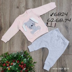 Костюм для младенцев 3 шт интерлок (3-9 мес) MiLi_6824a