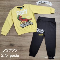 Костюм для хлопчиків 4 шт двонитка (2-5 років) MiLi_3755e