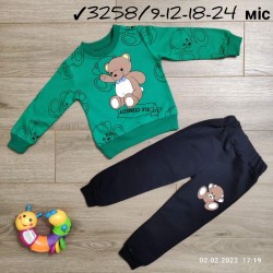 Костюм для немовлят 4 шт двонитка (9-24 міс) MiLi_3258c