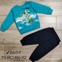 Костюм для немовлят 4 шт двонитка (9-24 міс) MiLi_2657a