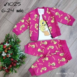 Костюм 3-ка для немовлят 4 шт бавовна (6-24 міс) MiLi_1025a