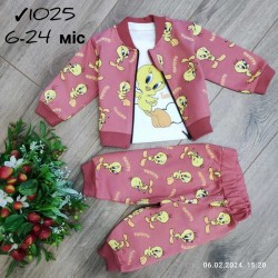 Костюм 3-ка для немовлят 4 шт бавовна (6-24 міс) MiLi_1025b