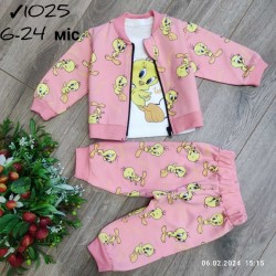 Костюм 3-ка для немовлят 4 шт бавовна (6-24 міс) MiLi_1025d