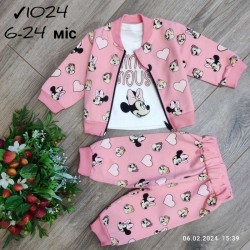 Костюм 3-ка для немовлят 4 шт бавовна (6-24 міс) MiLi_1024c