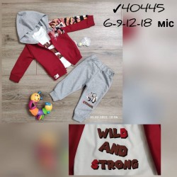 Костюм 3-ка для немовлят 4 шт бавовна (6-24 міс) MiLi_40445d