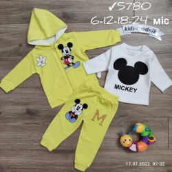 Костюм 3-ка для немовлят 4 шт бавовна (6-24 міс) MiLi_5780a