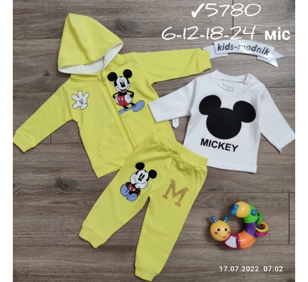 Костюм 3-ка для младенцев 4 шт коттон (6-24 мес) MiLi_5780a