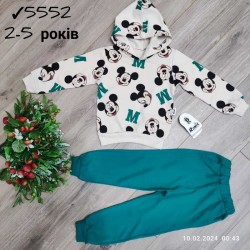 Костюм дитячий 4 шт бавовна (2-5 років) MiLi_5552a