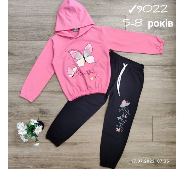 Костюм для дівчаток 4 шт бавовна (5-8 років) MiLi_9022a