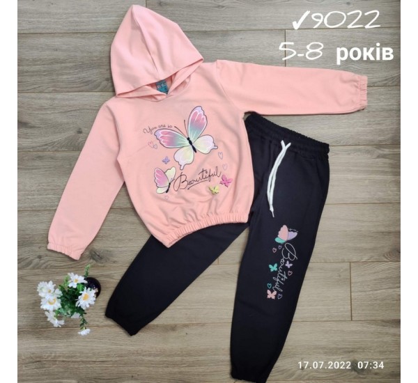 Костюм для дівчаток 4 шт бавовна (5-8 років) MiLi_9022b