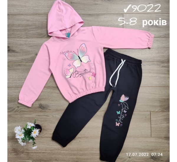 Костюм для дівчаток 4 шт бавовна (5-8 років) MiLi_9022c