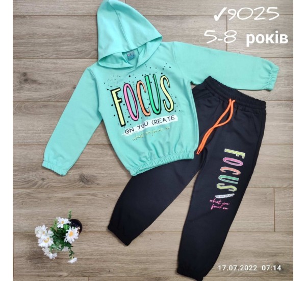 Костюм для дівчаток 4 шт бавовна (5-8 років) MiLi_9025b