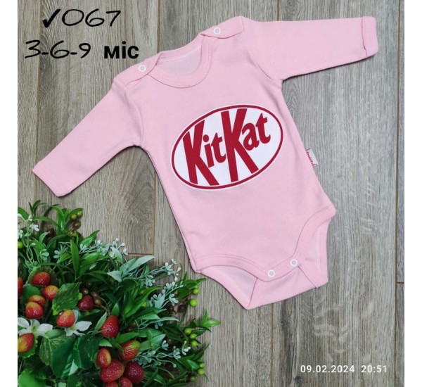 Боді для немовлят 3 шт інтерлок (3-9 міс) MiLi_067a