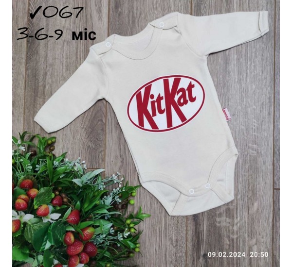 Боді для немовлят 3 шт інтерлок (3-9 міс) MiLi_067b