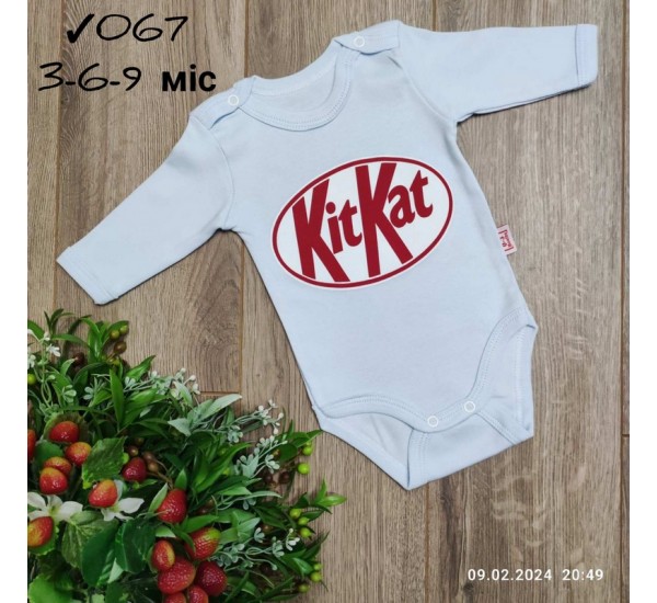 Боді для немовлят 3 шт інтерлок (3-9 міс) MiLi_067d