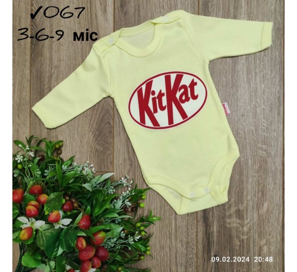 Боди для младенцев 3 шт интерлок (3-9 мес) MiLi_067f