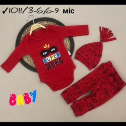 Костюм для немовлят 2 шт інтерлок (3-9 міс) MiLi_1011a