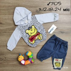Костюм для немовлят 4 шт бавовна/джинс (9-24 міс) MiLi_705a