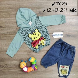 Костюм для немовлят 4 шт бавовна/джинс (9-24 міс) MiLi_705c