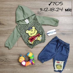 Костюм для немовлят 4 шт бавовна/джинс (9-24 міс) MiLi_705d