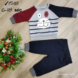 Костюм для немовлят 4 шт бавовна (6-18 міс) MiLi_1518a