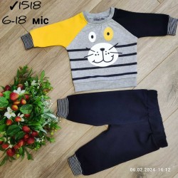 Костюм для немовлят 4 шт бавовна (6-18 міс) MiLi_1518b