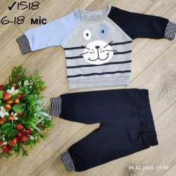 Костюм для немовлят 4 шт бавовна (6-18 міс) MiLi_1518d