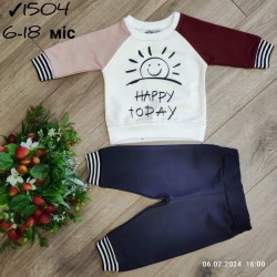 Костюм для немовлят 4 шт бавовна (6-18 міс) MiLi_1504b