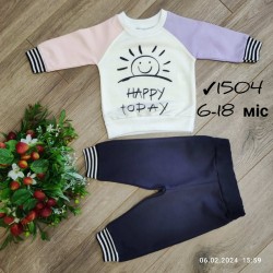 Костюм для немовлят 4 шт бавовна (6-18 міс) MiLi_1504c