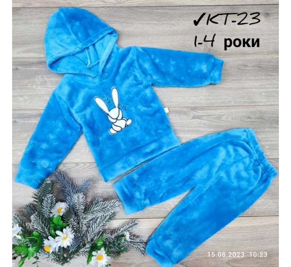 Костюм для дівчаток 4 шт велсофт (1-4 роки) MiLi_KT-23a