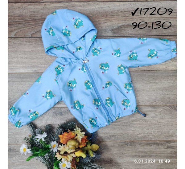 Ветровка детская 5 шт плащёвка/флис (90-130 см) MiLi_17209