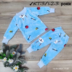 Піжама дитяча 3 шт велсофт (1-3 роки) MiLi_KT-3r