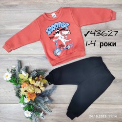 Костюм для хлопчиків 4 шт тринитка/фліс (1-4 роки) MiLi_43627e