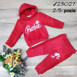 Костюм для дівчаток 4 шт двонитка/фліс (2-5 років) MiLi_23027a