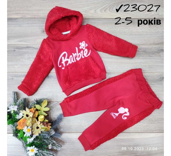 Костюм для дівчаток 4 шт двонитка/фліс (2-5 років) MiLi_23027a