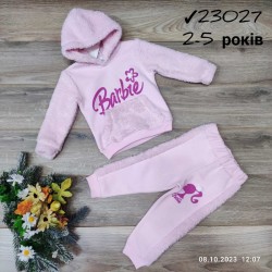 Костюм для дівчаток 4 шт двонитка/фліс (2-5 років) MiLi_23027c