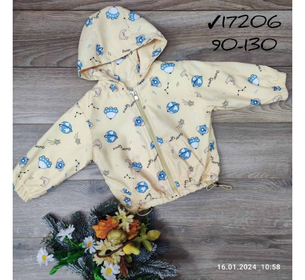 Ветровка детская 5 шт плащёвка/флис (90-130 см) MiLi_17206