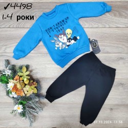 Костюм для хлопчиків 4 шт тринитка/фліс (1-4 роки) MiLi_4498a