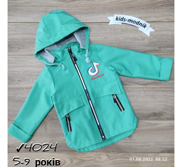 Ветровка детская 5 шт плащёвка/коттон (110-134 см) MiLi_4024a