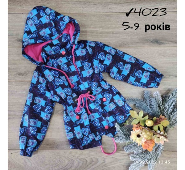 Ветровка детская 5 шт плащёвка/флис (5-9 лет) MiLi_4023