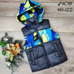 Безрукавка дитяча 5 шт плащівка/синтепон (98-122 см) MiLi_908a