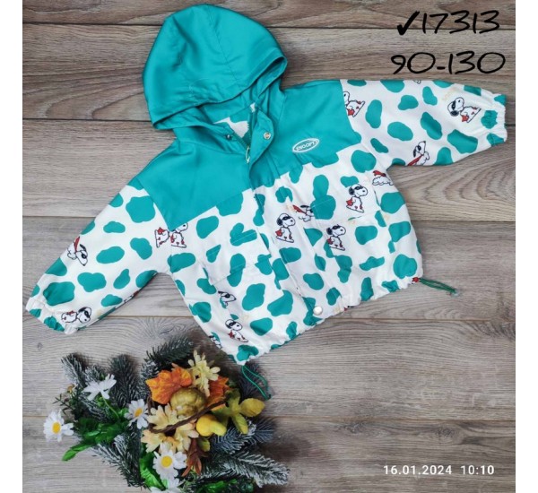 Ветровка детская 5 шт плащёвка/флис (90-130 см) MiLi_17313b