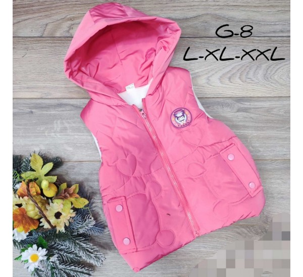 Безрукавка детская 3 шт плащёвка/синтепон (3-6 лет) MiLi_G-8d