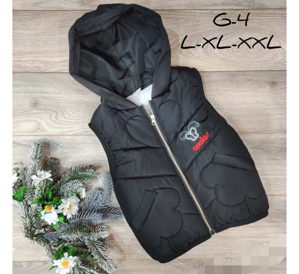 Безрукавка детская 3 шт плащёвка/синтепон (3-6 лет) MiLi_G-4a