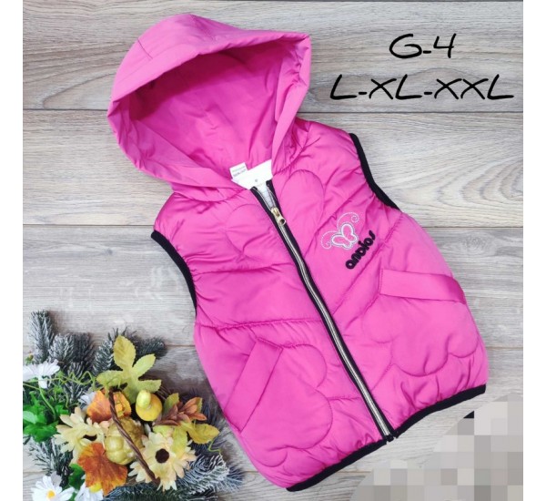 Безрукавка детская 3 шт плащёвка/синтепон (3-6 лет) MiLi_G-4d