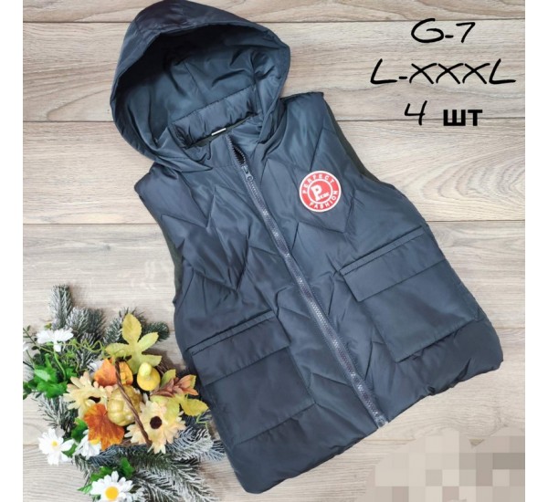 Безрукавка детская 4 шт плащёвка/синтепон (6-9 лет) MiLi_G-7b