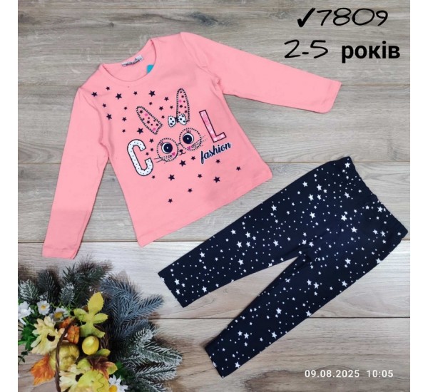 Костюм для дівчаток 4 шт бавовна (2-5 років) MiLi_7809a