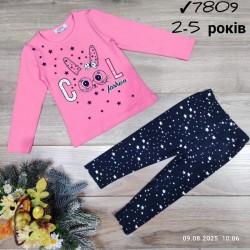 Костюм для дівчаток 4 шт бавовна (2-5 років) MiLi_7809b